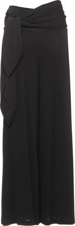 Marella Broeken, Dames, Zwart, M, Wijde broek