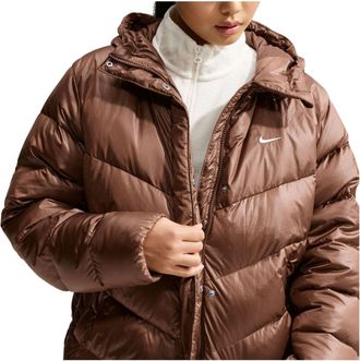 Nike (WMNS) Nike Sportswear Windpuffer Loose Storm-FIT Hooded Down Jacket Cacao Wow Sail IF5915-259