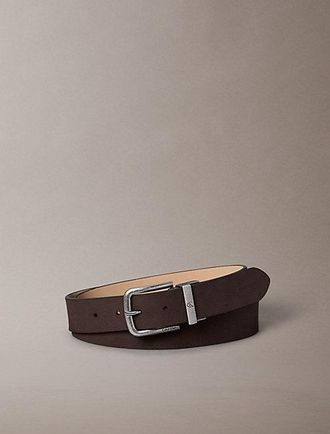 Calvin Klein Cintur&oacute;n De Piel Granulada