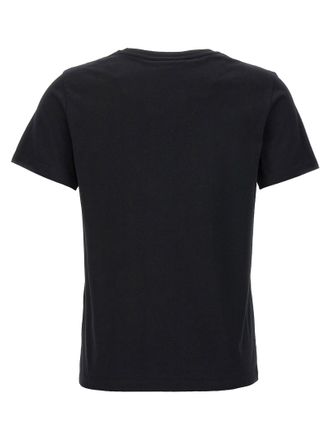 Maison Kitsun&eacute; Fox Head Patch Cotton T-Shirt - Black
