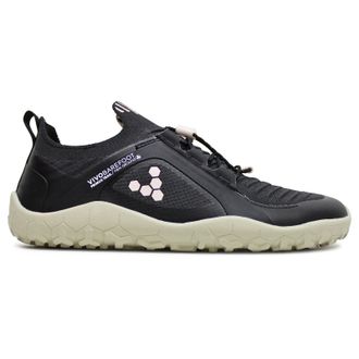 Vivobarefoot Primus Trail Knit FG Textile Synthetic Womens Comfort Trainers - Obsidian Misty Rose Limestone - Size:UK 6