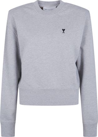 Ami Sweatshirt Contrast Detail Quota Ami De Coeur