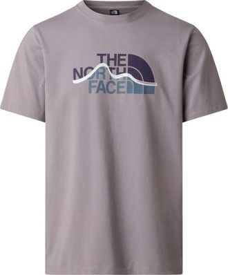 The North Face Mountain Line Short Sleeve Tee T-Shirt f&uuml;r Herren | grau