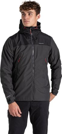 Craghoppers Mens Vanth Waterproof Jacket (Black Pepper/Black) - Size X-Small