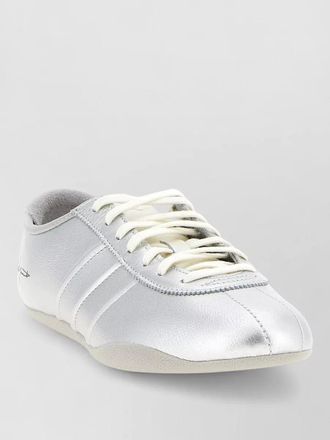 Yohji Yamamoto leather lace-up sneakers