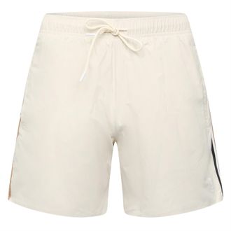 HUGO BOSS Mens Boss Iconic Logo Swim Shorts in White