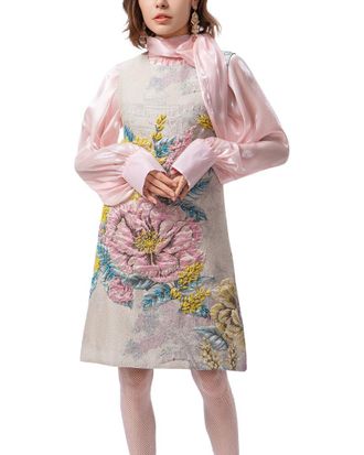Burryco Burryco Long Sleeve Mini Dress