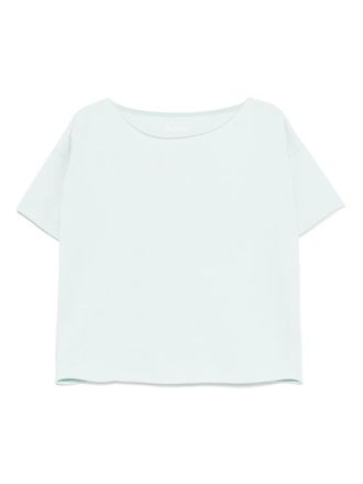 Juvia cotton-blend t-shirt - women - Polyester/Cotton - M - Blue