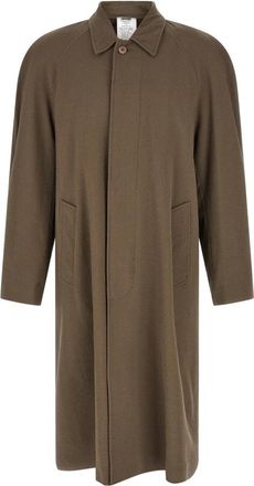 Magliano Caligo Jas Visgraat Coat - Heren - Mantel - Bruin - M - Wol - Jassen