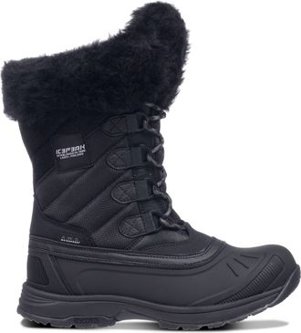 Icepeak Winterboots ICEPEAK ANSINA MS, Damen, Gr. 36, schwarz, Synthetik, Textil, Schuhe Winterboots, Winterschuhe, Winterstiefel, Snowboots, gef&uuml;ttert & wass