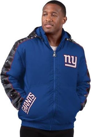 Starter Mens Starter Royal New York Giants Thursday Night Gridiron Full-Zip Jacket at Nordstrom, Size Large