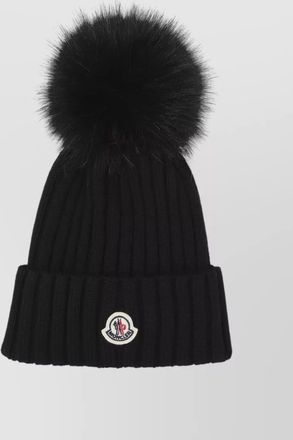 Moncler ribbed knit beanie