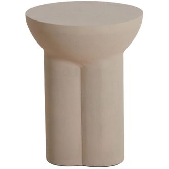 Light & Living Polinna Mesa Auxiliar Mate Arena - &Oslash;39x50 Cm - Light&living