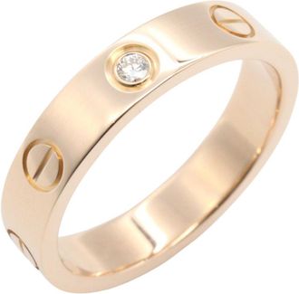 Cartier Gold Clear Pink Gold (18K) Band Ring (Pre-Owned)