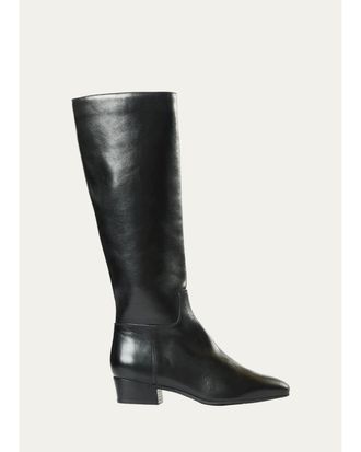 Aquatalia 40mm Fuoco Waterproof Leather Knee-High Boots