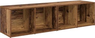 vidaXL Conjunto de mueble de tv 2 pcs Madera Vieja Vidaxl