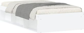 vidaXL Estructura de cama blanca 90x200 cm Vidaxl