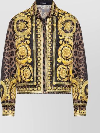 Versace printed bomber jacket