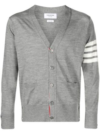 Thom Browne 4Bar Wool Cardigan