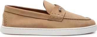Christian Louboutin Chambeliboat Donna Nubuck Flats - Beige - 39 (IT39 / UK6)