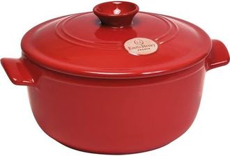Emile Henry Flame Round Stewpot Dutch Oven, 4.2 Quart in Red at Nordstrom