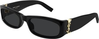 Saint Laurent unisex, Accessoires, Zwart, Maat: 55 MM Nylon