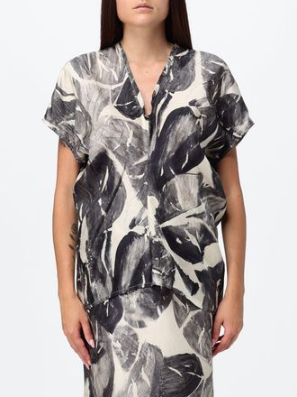Alysi Blusa in seta stampata