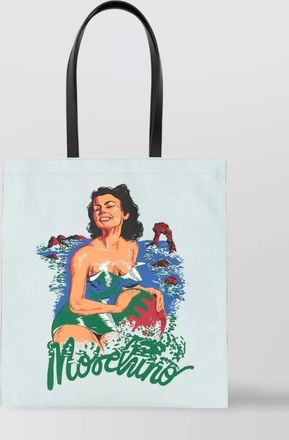Moschino printed tote bag
