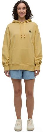 tentree Sunrise Relaxed Hoodie in Dusk Yellow/Graphite at Nordstrom, Size X-Small