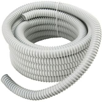 SIPA Sipa - Guaina spiralata flessibile pvc grigia tubo impianti elettrici mm 32 - mt 30