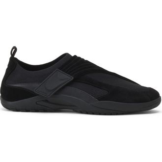 Lanvin Lnv1 Knit And Suede Sneakers in Black/black at Nordstrom, Size 37