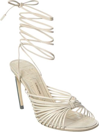 Ferragamo Atena Leather Sandal
