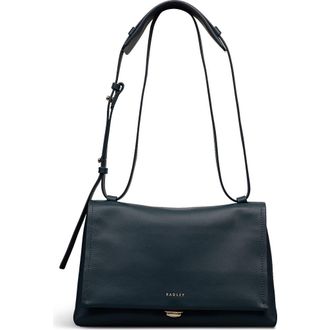 Radley London Mercer Street Medium Flapover Shoulder Bag in Teal at Nordstrom