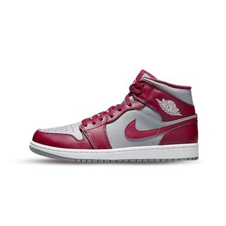 Nike Jordan 1 Mid Cherrywood Red - unisex - Sport - Veelkleurig - Maat: 44 1/2 EU Leer