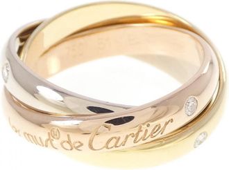 Cartier Yellow Gold (18K) Pink Gold (18K) White Gold (18K) Band Ring (Pre-Owned)