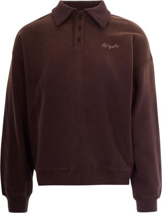 Axel Arigato Maze Dark Brown Knit Shirt