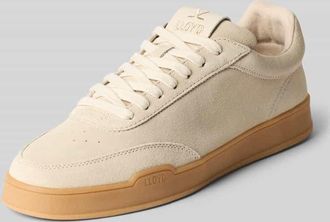 Lloyd Sneaker aus Leder mit Label-Details Modell PRIME in Beige, Gr&ouml;&szlig;e 41