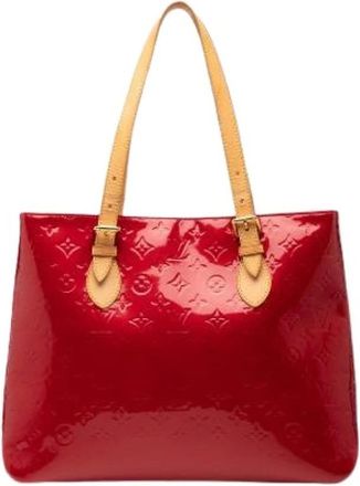 Louis Vuitton Pre-owned Brentwood Tote - Dames - Pre-owned - Rood - Maat: ONE Size Leer