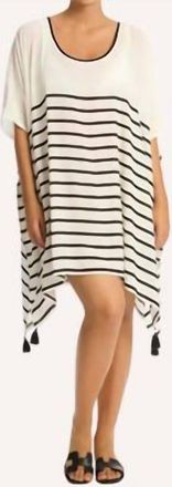 Sea Level Australia Womens Amalfi Kaftan Coverup In Black