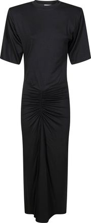 Andamane Ruched Fitted Center Center Midi Dress