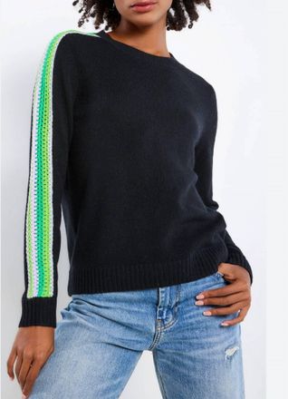 Lisa Todd Linked In Sweater In Onyx