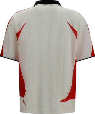 Represent Mens T-Shirt Spike Football Flat White Polyester T-Shirts And Polos