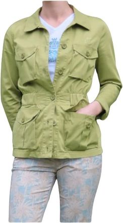 Aeronautica Dames, Jassen, Groen, Maat: 2XS