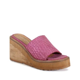 Diba Womens Stare Down Wedge Sandal In Pink