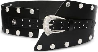 Pinko Cintura con fibbia e borchie - Nero