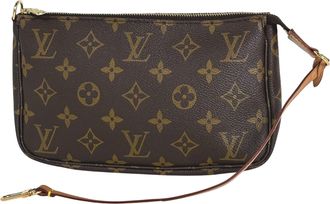 Louis Vuitton Brown Monogram Pochette Pouch (Pre-Owned)