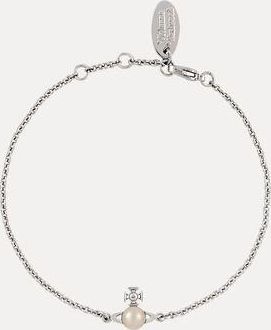 Vivienne Westwood Balbina Bracelet Silver Glass Pearls Women