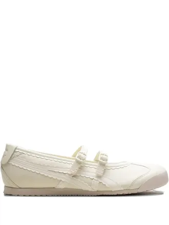 Onitsuka Tiger MEXICO 66 TGRS Ivory/Cream sneakers - women - Rubber/Calf Leather/Calf Leather - 23.5 - Neutrals