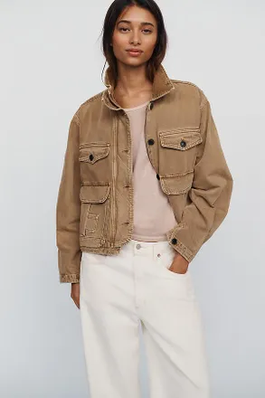 Citizens Of Humanity 100% Cotton Funnel-Neck Barn Jacket