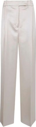 Róhe High-Waist Satin Trousers